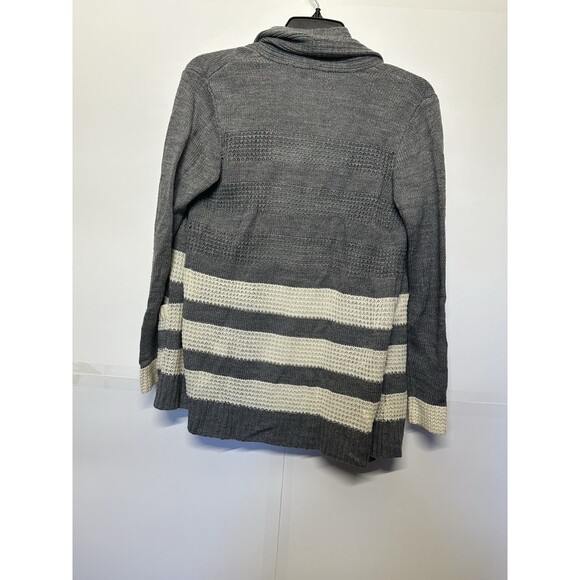 Daisy Fuentes Cardigan Women’s Small Open Front Sweater with Pockets Long Sleeve - Picture 9 of 10